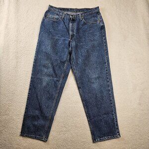 Levi's 535 Jeans Men's 36x31 Euro Fit Straight Leg Medium Blue No Size Tag 90s